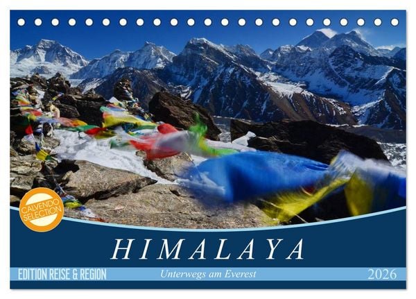 Produktbild: Himalaya (Tischkalender 2026 DIN A5 quer), CALVENDO Monatskalender