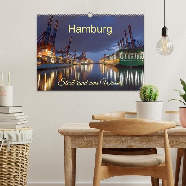 Produktbild: Hamburg - Stadt rund ums Wasser (Wandkalender 2027 DIN A3 quer), CALVENDO Monatskalender