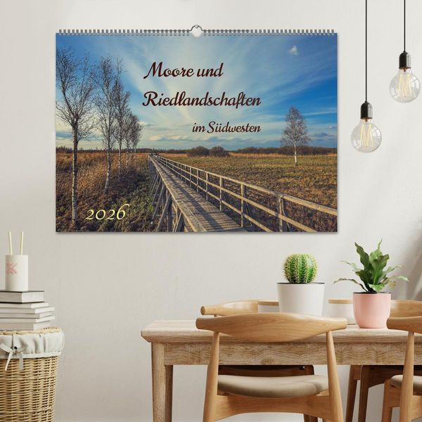 Produktbild: Moor und Riedlandschaften im S&uuml;dwesten (Wandkalender 2026 DIN A2 quer), CALVENDO Monatskalender