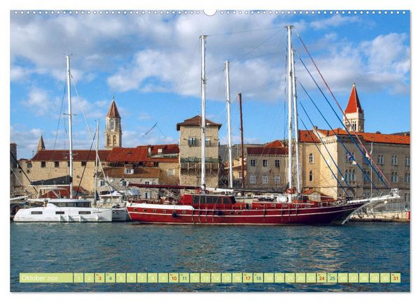 Produktbild: Trogir - Wundervolles historisches Juwel an der Adria (Wandkalender 2026 DIN A2 quer), CALVENDO Monatskalender