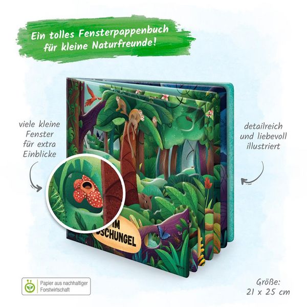 Produktbild: Tr&ouml;tsch Fensterbuch Im Dschungel