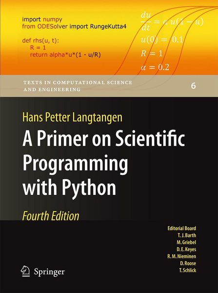 Produktbild: A Primer on Scientific Programming with Python