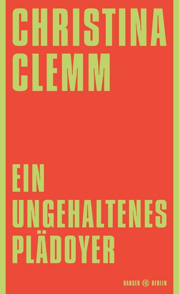 Produktbild: Ein ungehaltenes Pl&auml;doyer