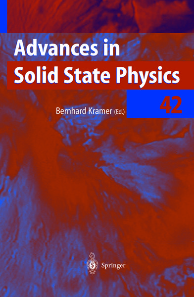 Produktbild: Advances in Solid State Physics