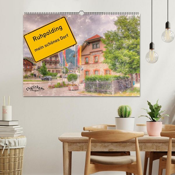 Produktbild: Ruhpolding mein sch&ouml;nes Dorf (Wandkalender 2026 DIN A2 quer), CALVENDO Monatskalender