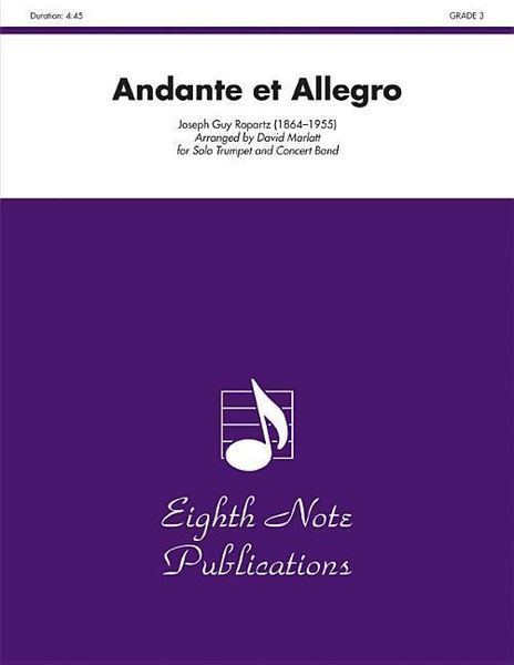 Produktbild: Ropartz, J: Andante Et Allegro