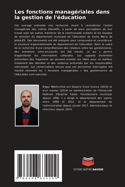 Produktbild: Les fonctions manag&eacute;riales dans la gestion de l'&eacute;ducation