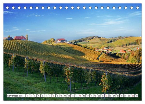 Produktbild: Mein &Ouml;sterreich. Eine Reise durch die Bundesl&auml;nder (Tischkalender 2026 DIN A5 quer), CALVENDO Monatskalender