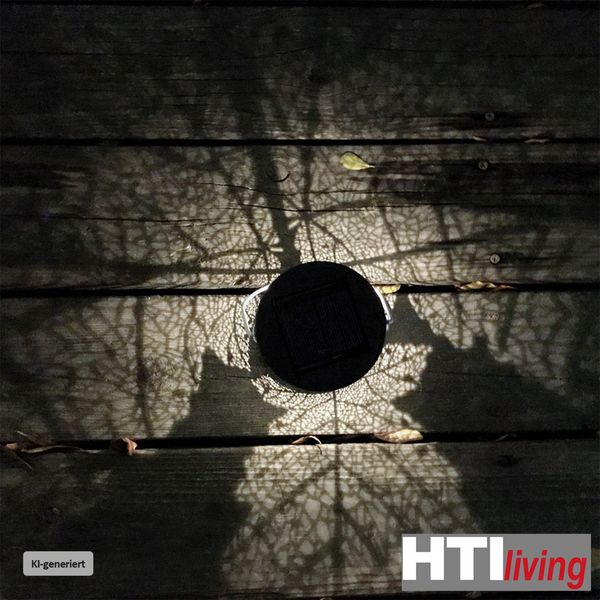 Produktbild: HTI-Living Solarlaterne Bl&auml;tter, 2er Set Luna Solarlaterne Bl&auml;tter, 2er Set Luna