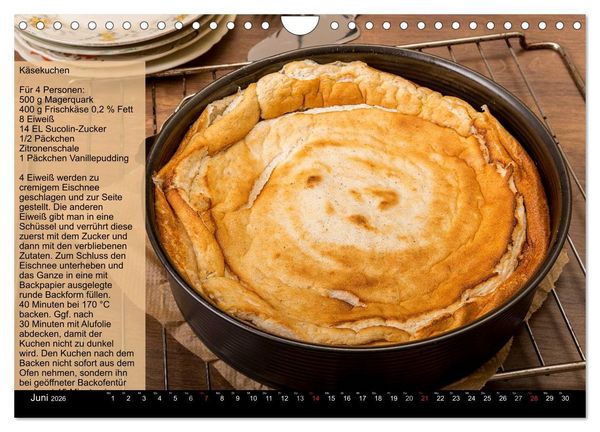 Produktbild: Low Carb - Leichte Rezepte f&uuml;r jeden Tag (Wandkalender 2026 DIN A4 quer), CALVENDO Monatskalender