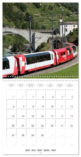 Produktbild: Swiss Trains (Wall Calendar 2026 12 &times; 12 Inch) CALVENDO 12 Month Wall Calendar