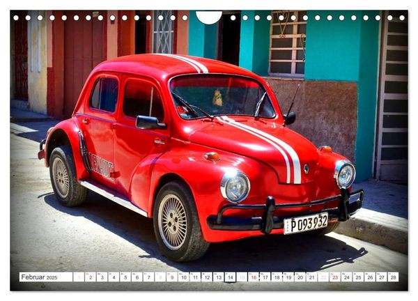 Produktbild: RENAULT - Franz&ouml;sische Klassiker in Kuba (Wandkalender 2025 DIN A4 quer), CALVENDO Monatskalender