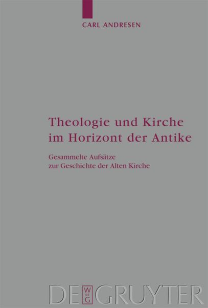 Produktbild: Theologie und Kirche im Horizont der Antike