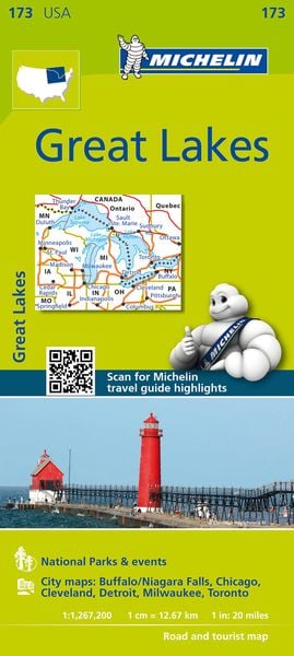 Produktbild: Michelin Great Lakes Map