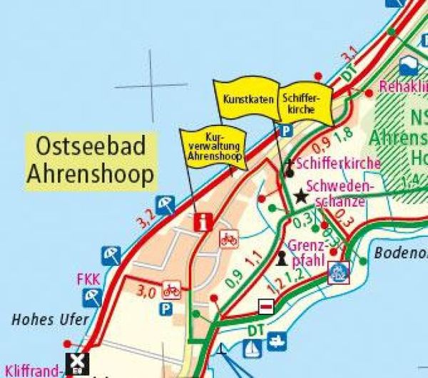Produktbild: Publicpress Rad- und Wanderkarte Fischland-Dar&szlig;-Zingst, S&uuml;dliche Boddenk&uuml;ste 1:50.000
