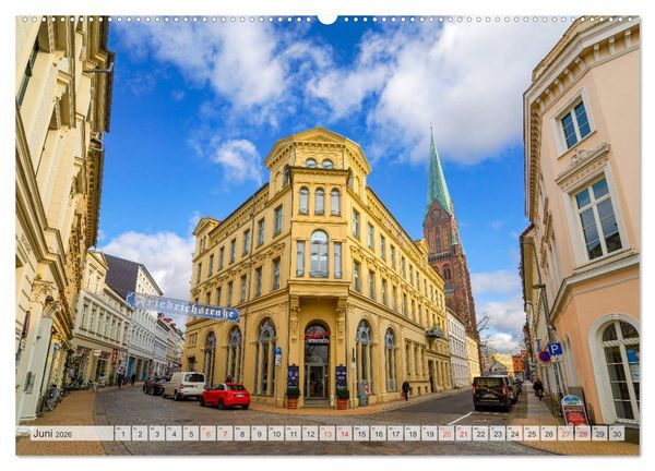 Produktbild: Wundersch&ouml;nes Schwerin (hochwertiger Premium Wandkalender 2026 DIN A2 quer), Kunstdruck in Hochglanz