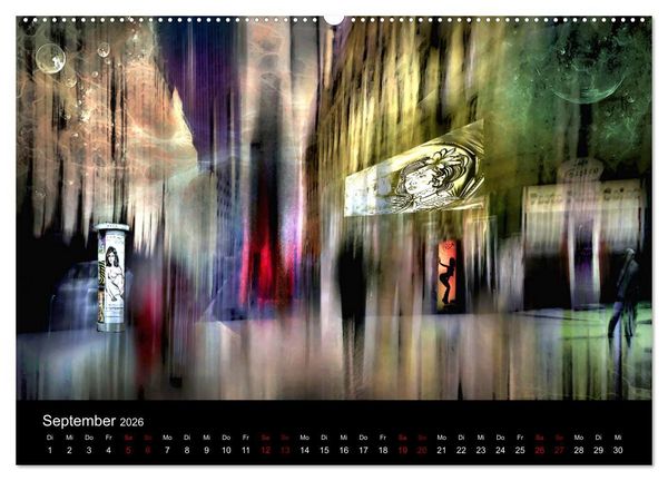 Produktbild: Frankfurt k&uuml;nstlerisch (hochwertiger Premium Wandkalender 2026 DIN A2 quer), Kunstdruck in Hochglanz