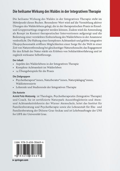Produktbild: Die heilsame Wirkung des Waldes in der Integrativen Therapie