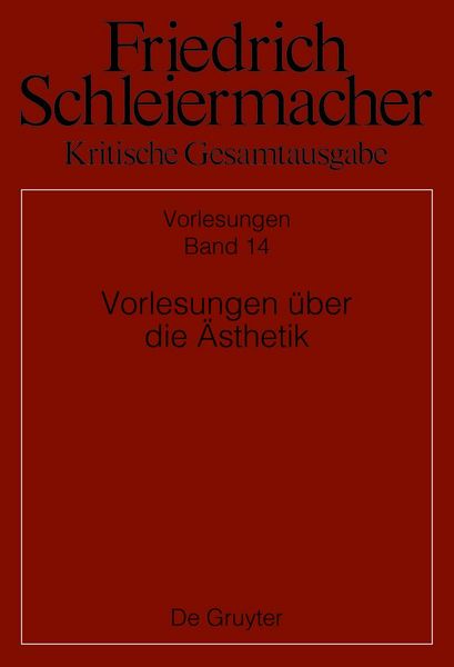 Produktbild: Vorlesungen &uuml;ber die &Auml;sthetik