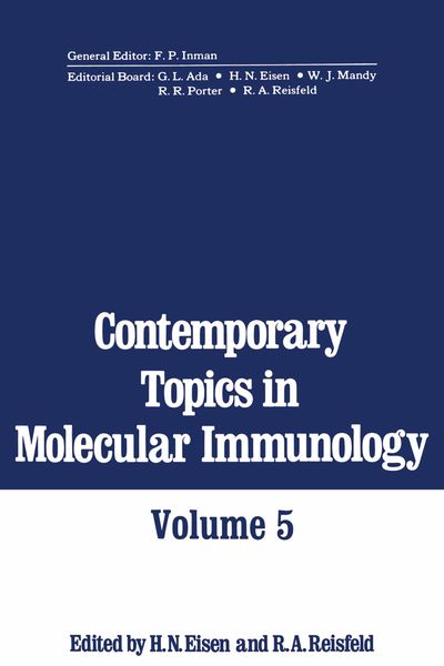 Produktbild: Contemporary Topics in Molecular Immunology