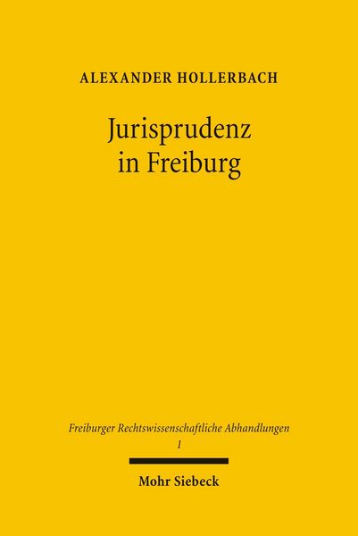 Produktbild: Jurisprudenz in Freiburg