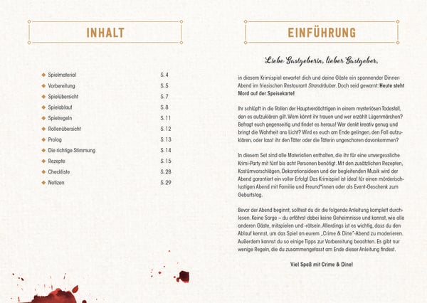 Produktbild: Crime & Dine &ndash; Das Krimi-Dinner-Set: Friesenmord auf Sylt