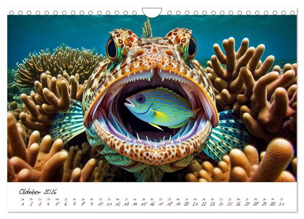 Produktbild: Die besten Naturbilder des Jahres - Einzigartige Augenblicke (Wandkalender 2026 DIN A4 quer), CALVENDO Monatskalender