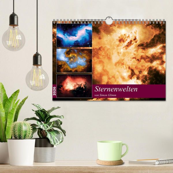 Produktbild: Sternenwelten (Wandkalender 2026 DIN A4 quer), CALVENDO Monatskalender