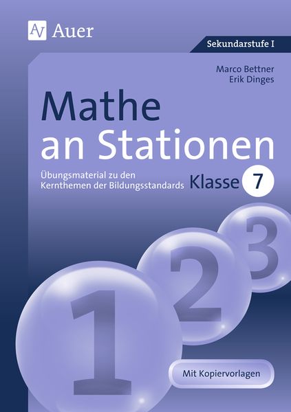 Produktbild: Mathe an Stationen 7
