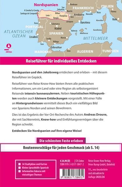 Produktbild: Reise Know-How Reiseführer Nordspanien mit Jakobsweg