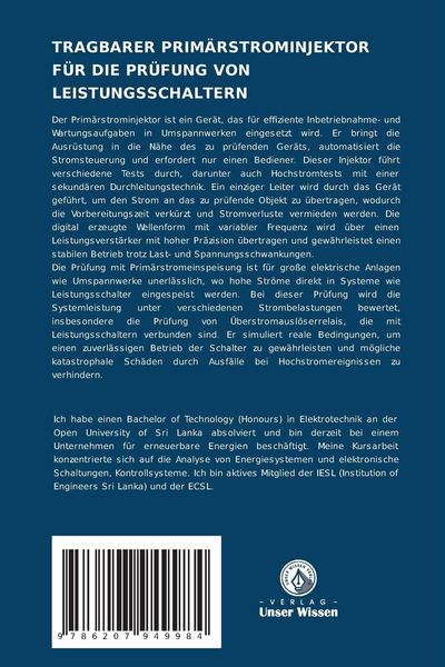 Produktbild: Tragbarer Prim&auml;rstrominjektor f&uuml;r die Pr&uuml;fung von Leistungsschaltern