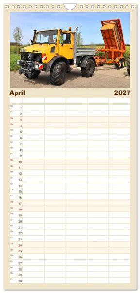 Produktbild: Familienplaner 2027 - Universalmotorger&auml;te Eine Stern-Parade mit 5 Spalten (Wandkalender, 21 x 45 cm) CALVENDO