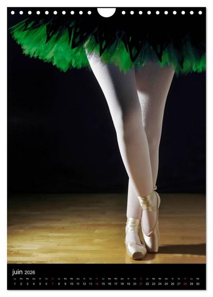 Produktbild: BALLERINE (Calendrier mural 2026 DIN A4 horizontal), CALVENDO calendrier mensuel