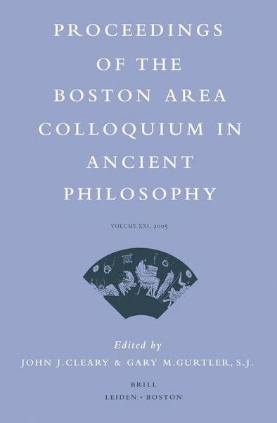 Produktbild: Proceedings of the Boston Area Colloquium in Ancient Philosophy
