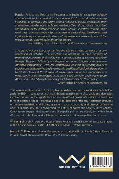 Produktbild: Popular Politics and Resistance Movement