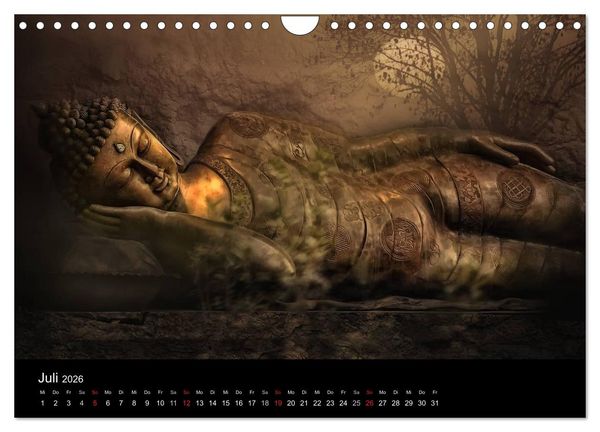 Produktbild: All U Buddhas (Wandkalender 2026 DIN A4 quer), CALVENDO Monatskalender