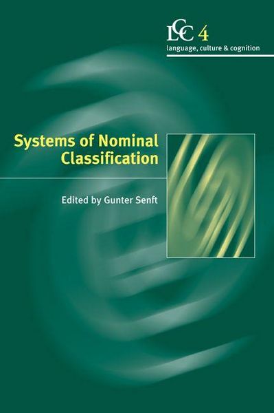 Produktbild: Systems of Nominal Classification