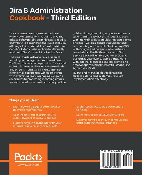 Produktbild: Jira 8 Administration Cookbook