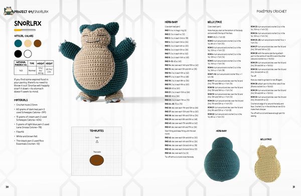 Produktbild: Somers, S: Pok&eacute;mon Crochet Snorlax Kit