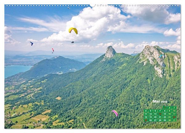 Produktbild: Paragliding: Der Traum vom Fliegen (Wandkalender 2026 DIN A2 quer), CALVENDO Monatskalender