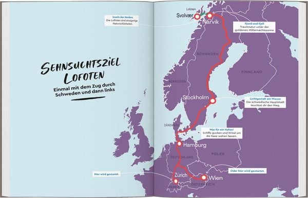 Produktbild: MARCO POLO Bildband Einfach mal raus! Unvergessliche Zugreisen in Europa