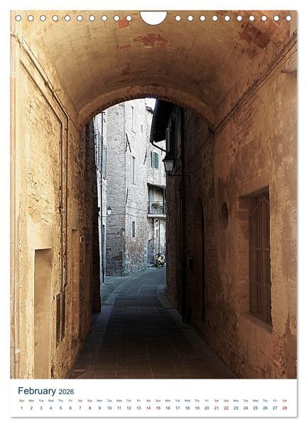 Produktbild: Umbrian Archways (Wall Calendar 2026 DIN A4 portrait), CALVENDO 12 Month Wall Calendar