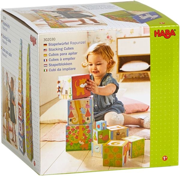 Produktbild: HABA Stapelw&uuml;rfel Rapunzel