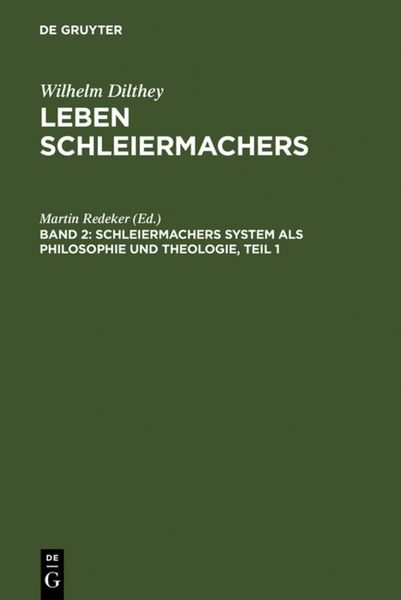 Produktbild: Schleiermachers System als Philosophie und Theologie