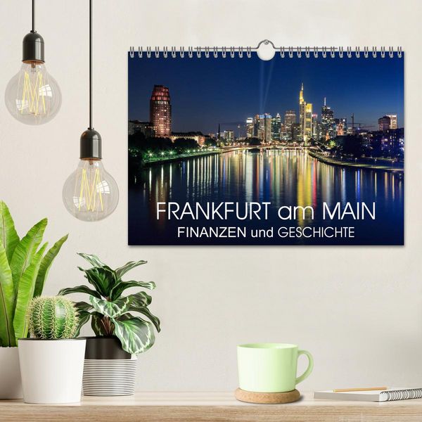 Produktbild: Frankfurt am Main - Finanzen und Geschichte (Wandkalender 2026 DIN A4 quer), CALVENDO Monatskalender
