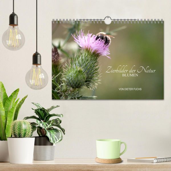 Produktbild: Zierbilder der Natur BLUMEN (Wandkalender 2026 DIN A4 quer), CALVENDO Monatskalender