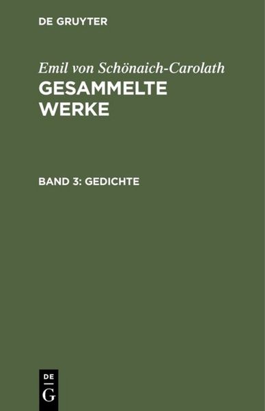 Produktbild: Gedichte
