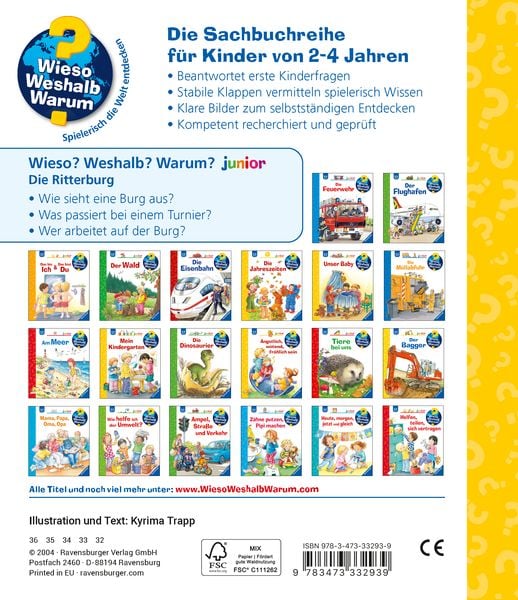 Produktbild: Die Ritterburg / Wieso? Weshalb? Warum? Junior Bd. 4