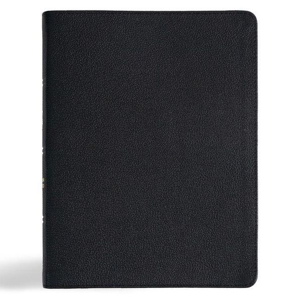 Produktbild: CSB Men of Character Bible, Revised and Updated, Black Genuine Leather