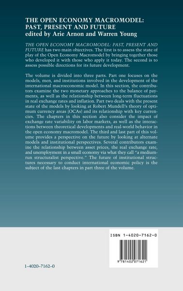 Produktbild: The Open Economy Macromodel: Past, Present and Future